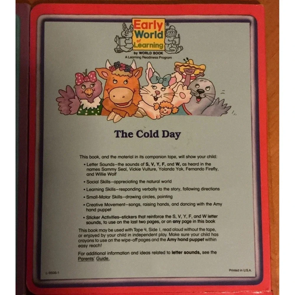 Lot‎ Of 4 1987 Early World Of Learning By World Book, Hard Cover